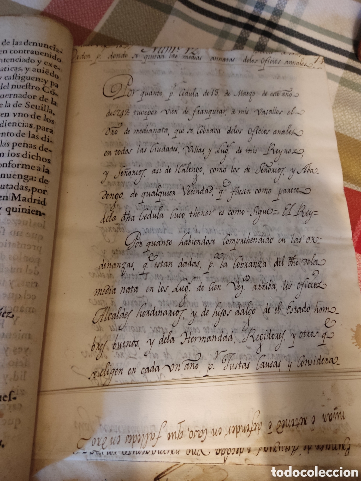 Libros antiguos: Cedulas reales II 1594 - Foto 6