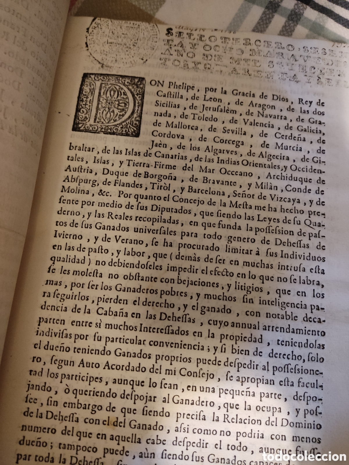 Libros antiguos: Cedulas reales II 1594 - Foto 11