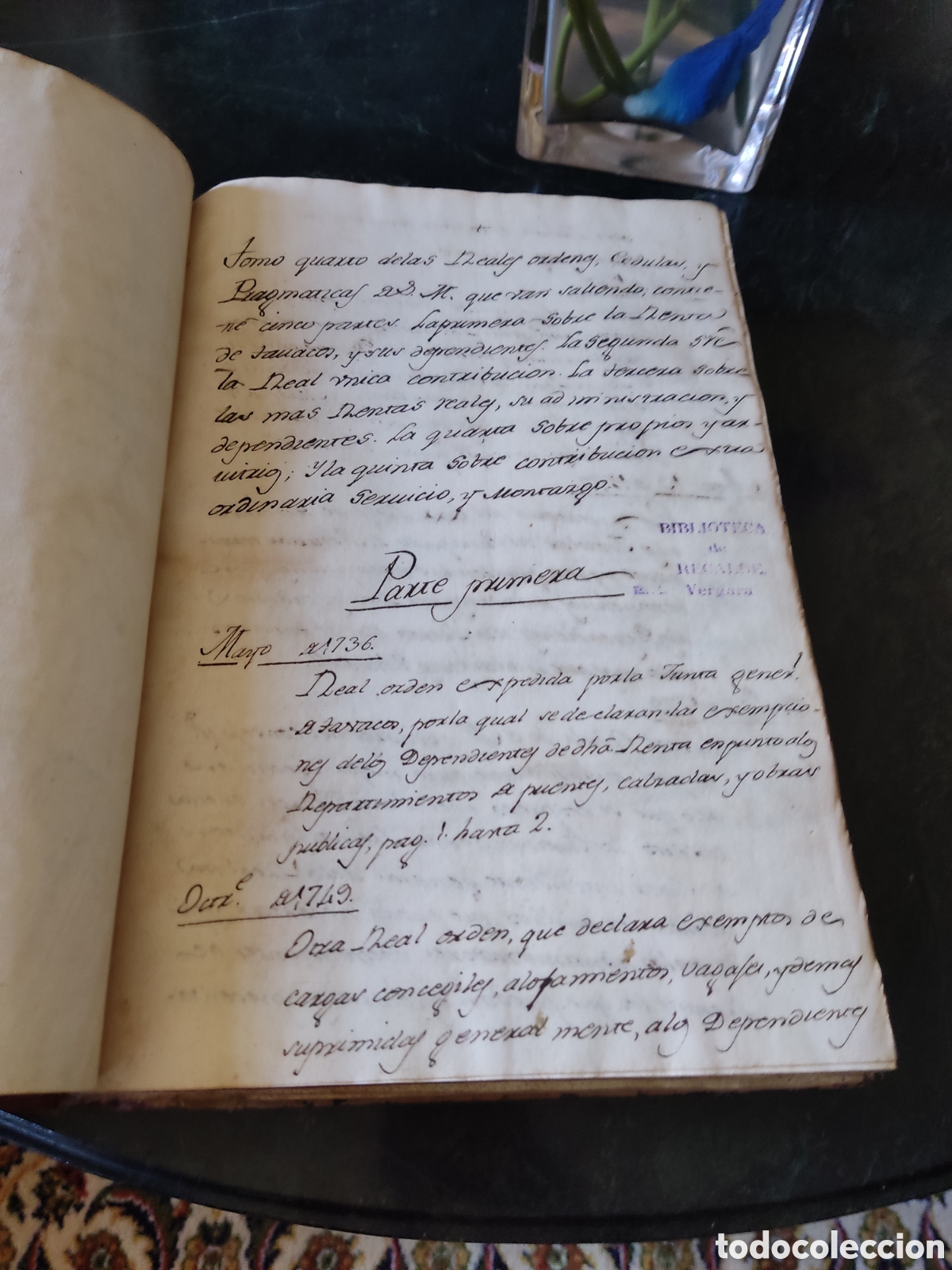 Libros antiguos: Cedulas reales IV 1736 a 1783 - Foto 5