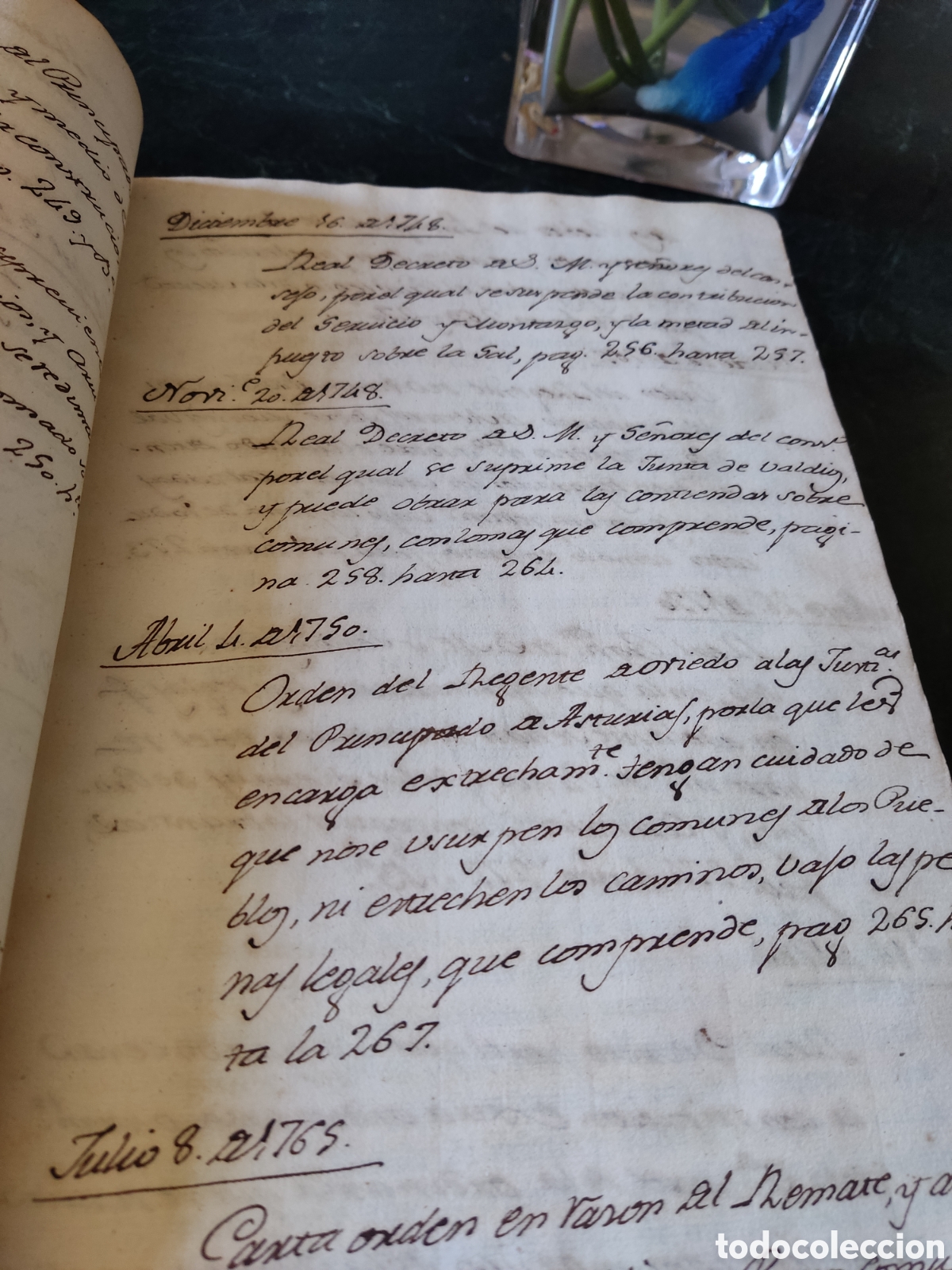 Libros antiguos: Cedulas reales IV 1736 a 1783 - Foto 8