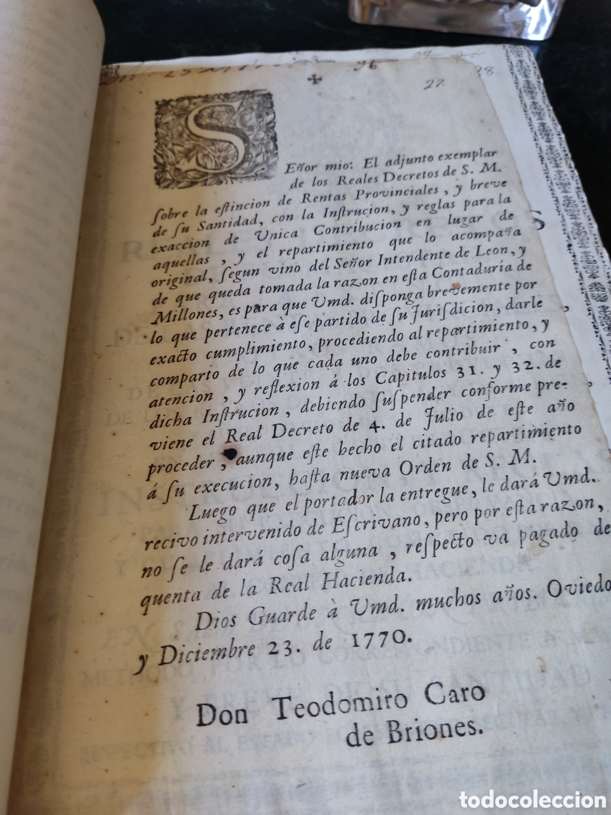 Libros antiguos: Cedulas reales IV 1736 a 1783 - Foto 11