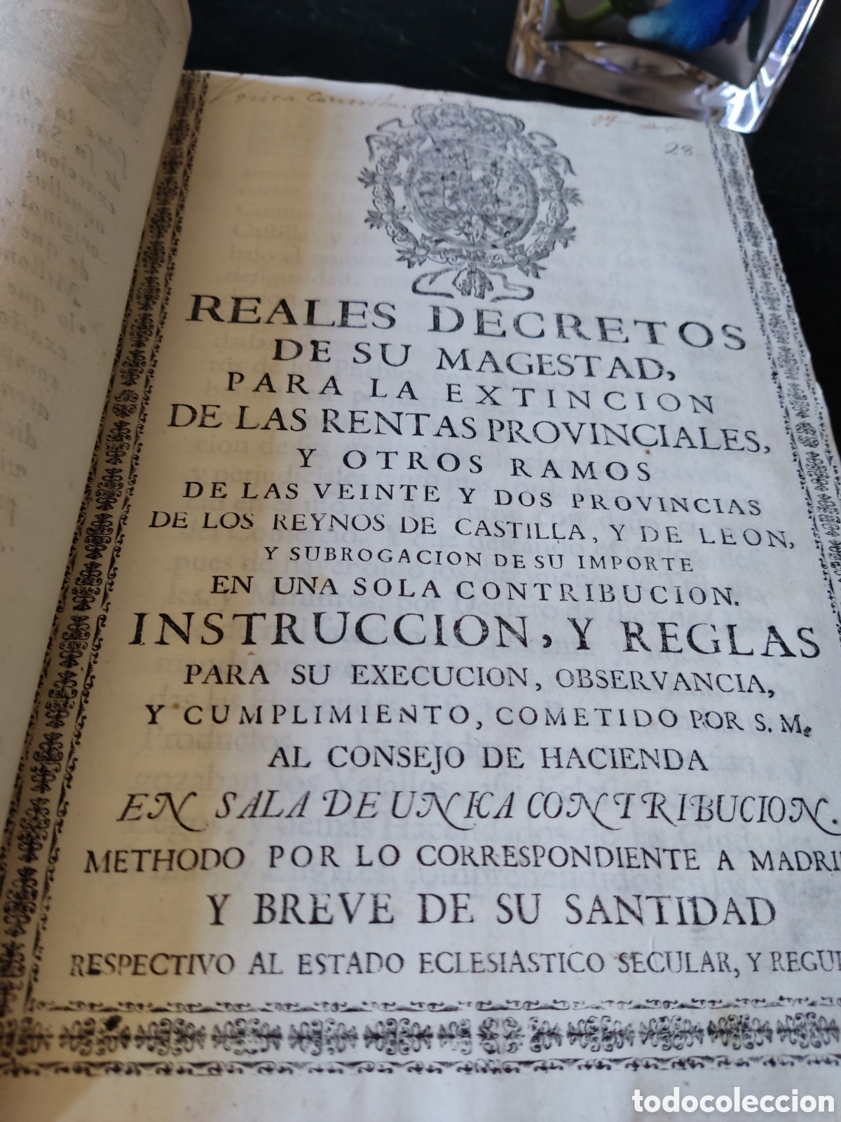 Libros antiguos: Cedulas reales IV 1736 a 1783 - Foto 12
