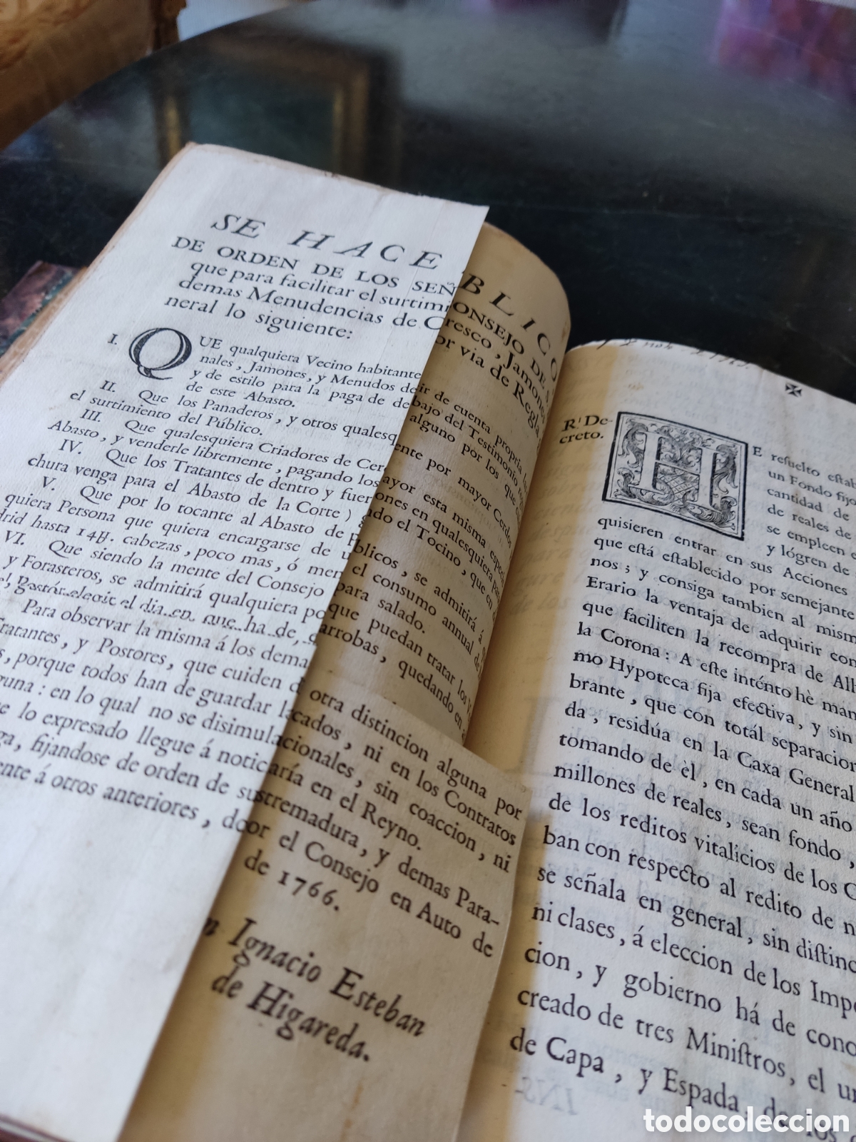 Libros antiguos: Cedulas reales IV 1736 a 1783 - Foto 17