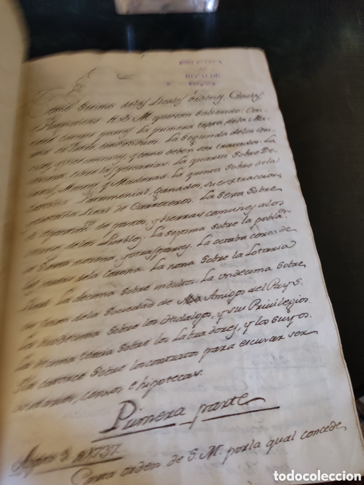 Libros antiguos: Cedulas reales V 1737 a 1778 - Foto 4