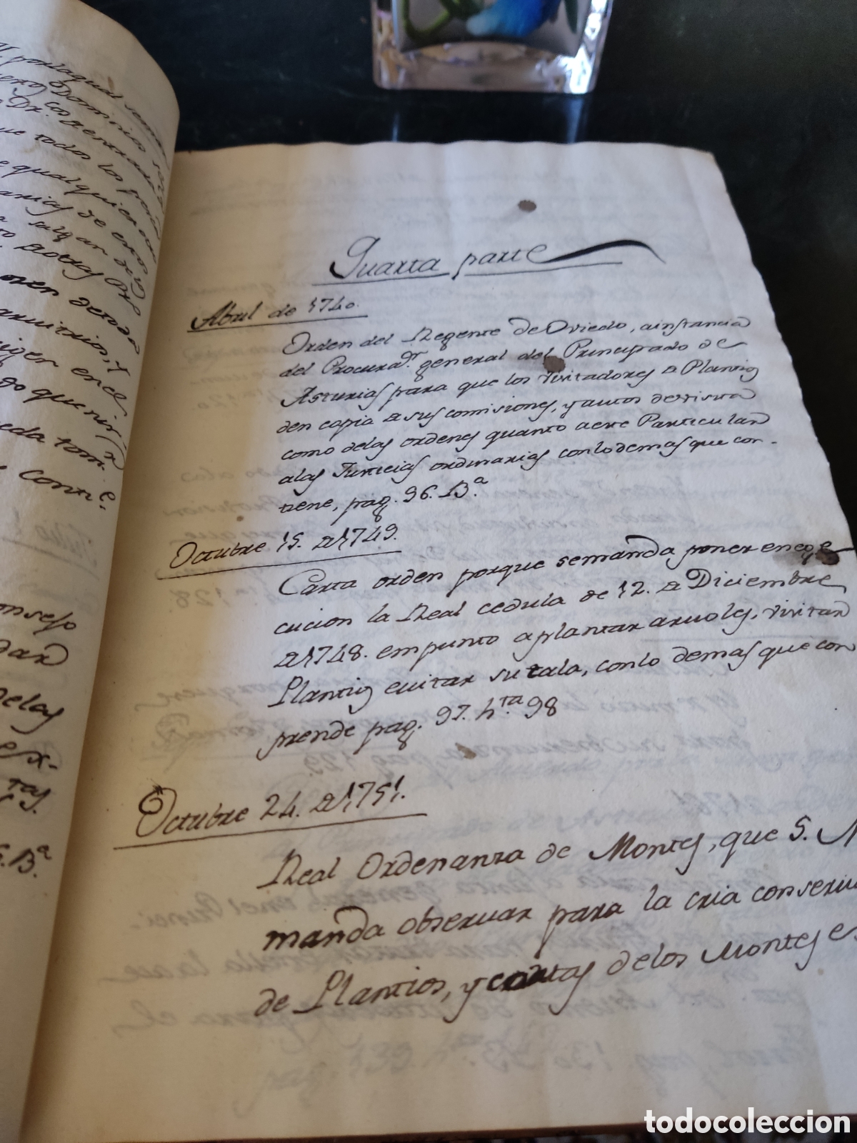 Libros antiguos: Cedulas reales V 1737 a 1778 - Foto 5