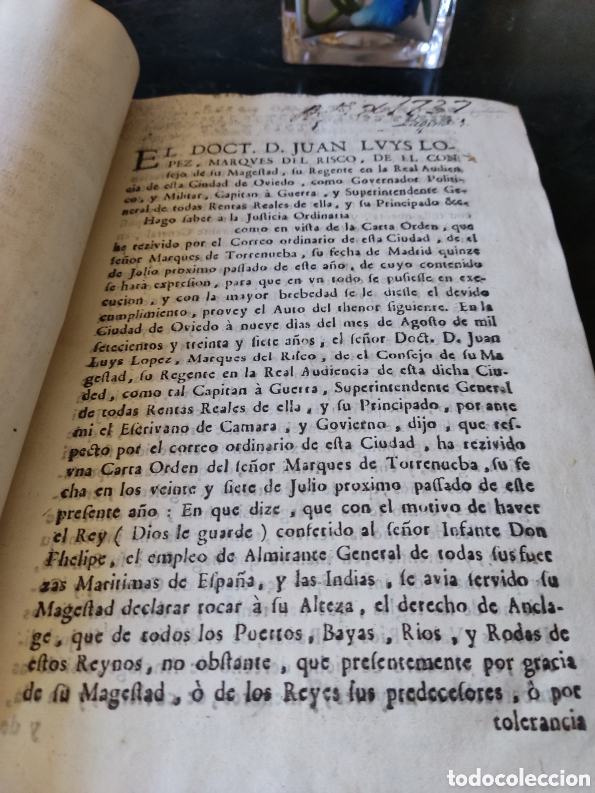 Libros antiguos: Cedulas reales V 1737 a 1778 - Foto 6