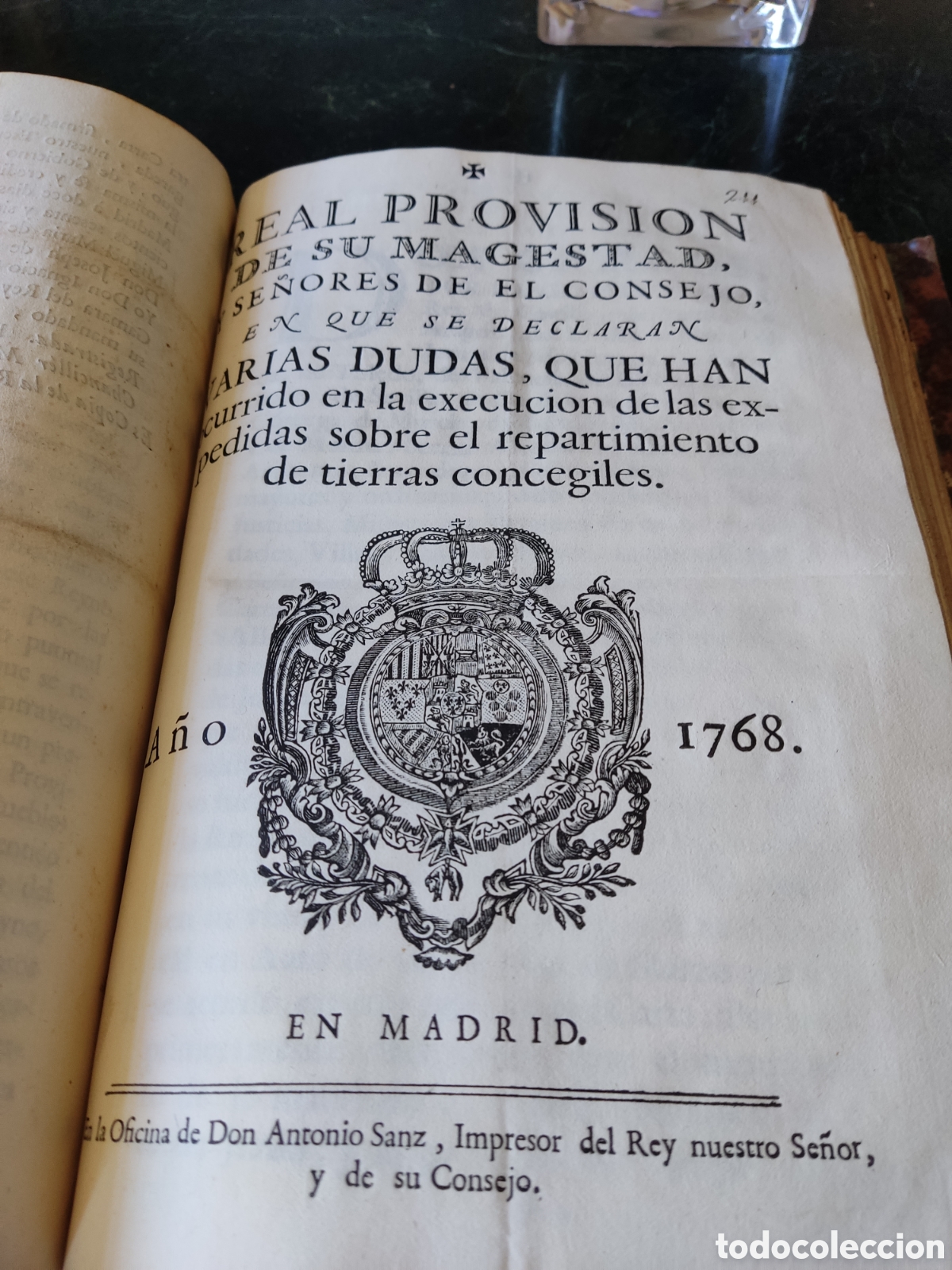 Libros antiguos: Cedulas reales V 1737 a 1778 - Foto 11