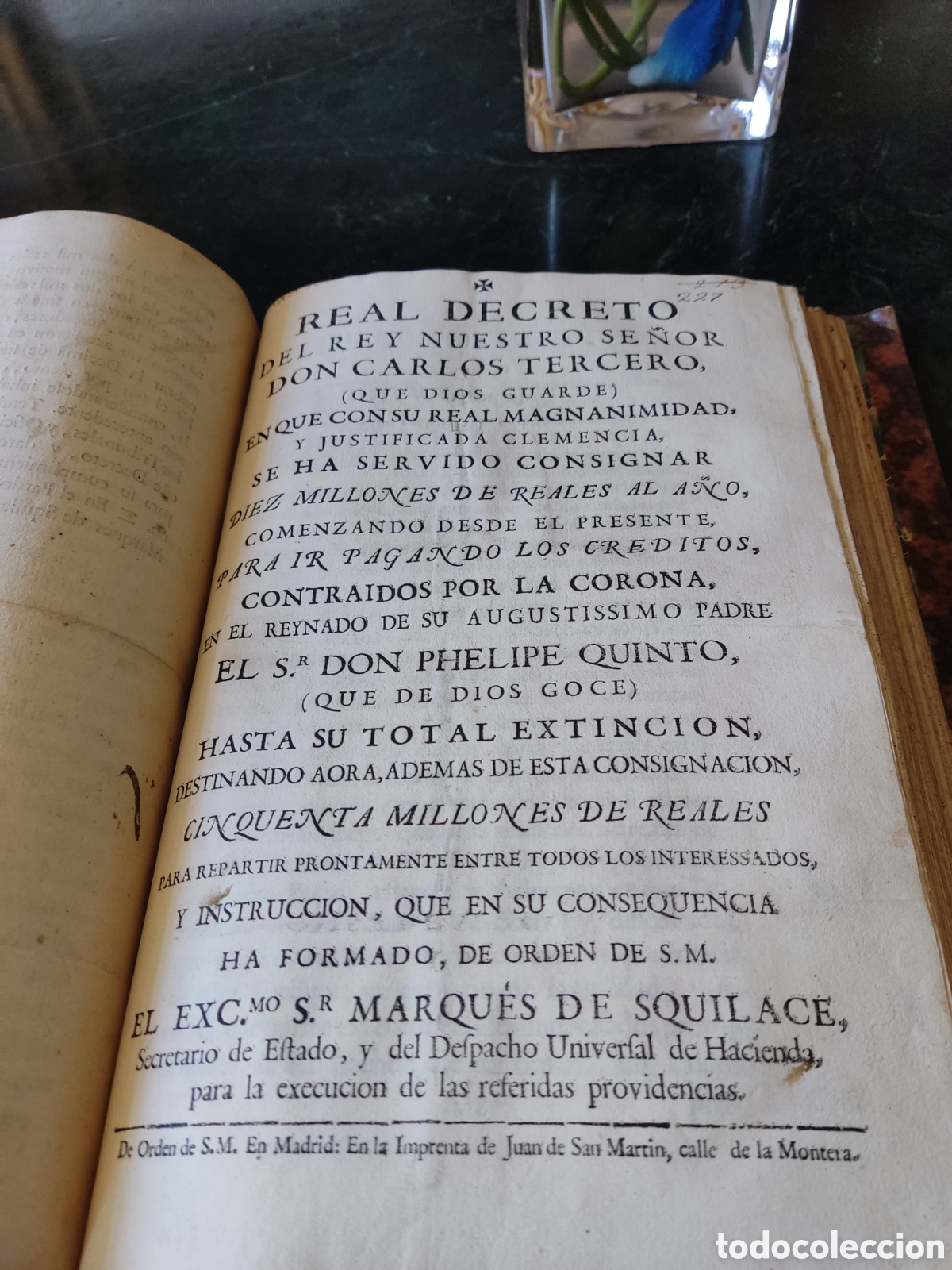 Libros antiguos: Cedulas reales V 1737 a 1778 - Foto 12