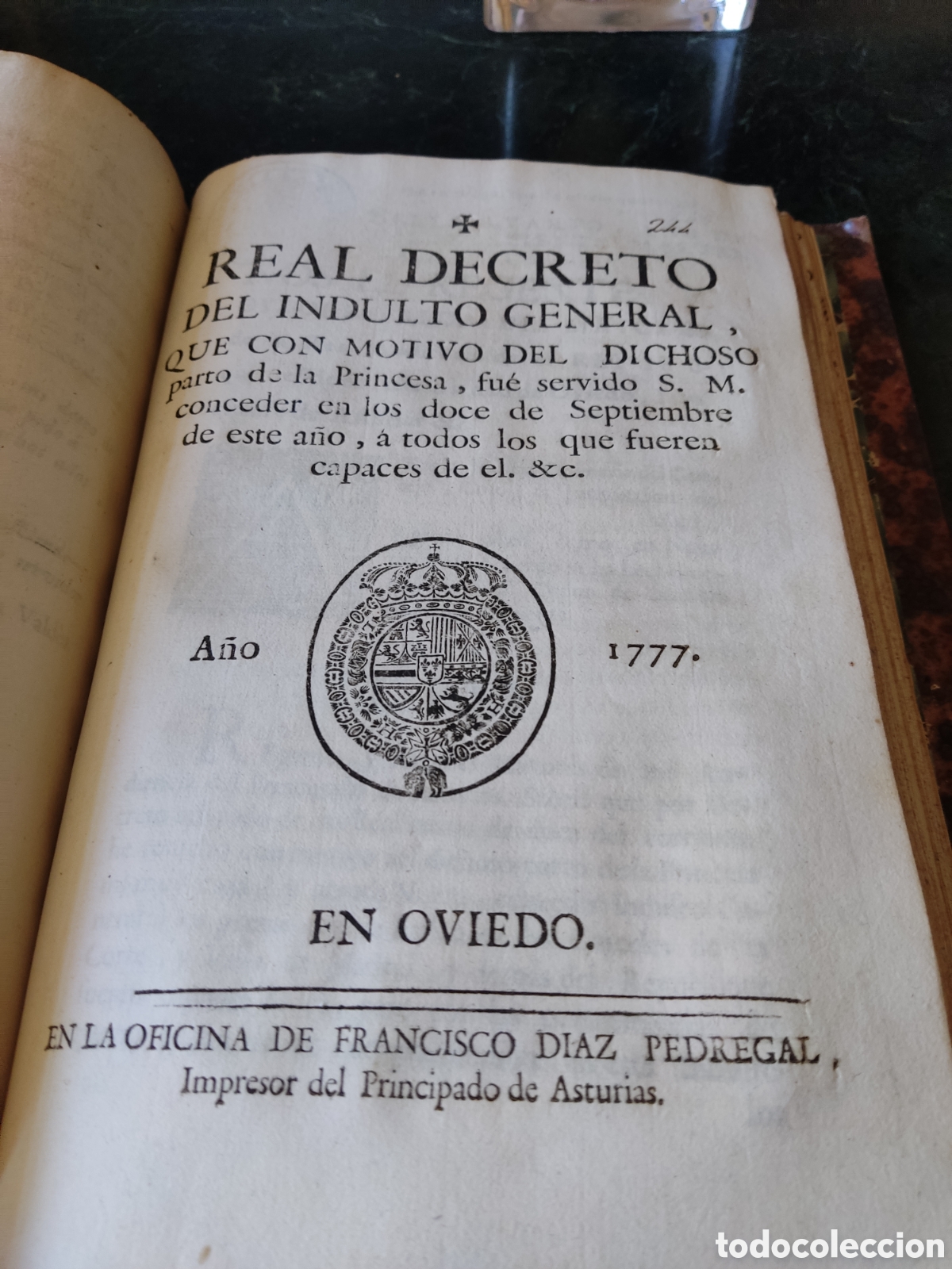 Libros antiguos: Cedulas reales V 1737 a 1778 - Foto 14