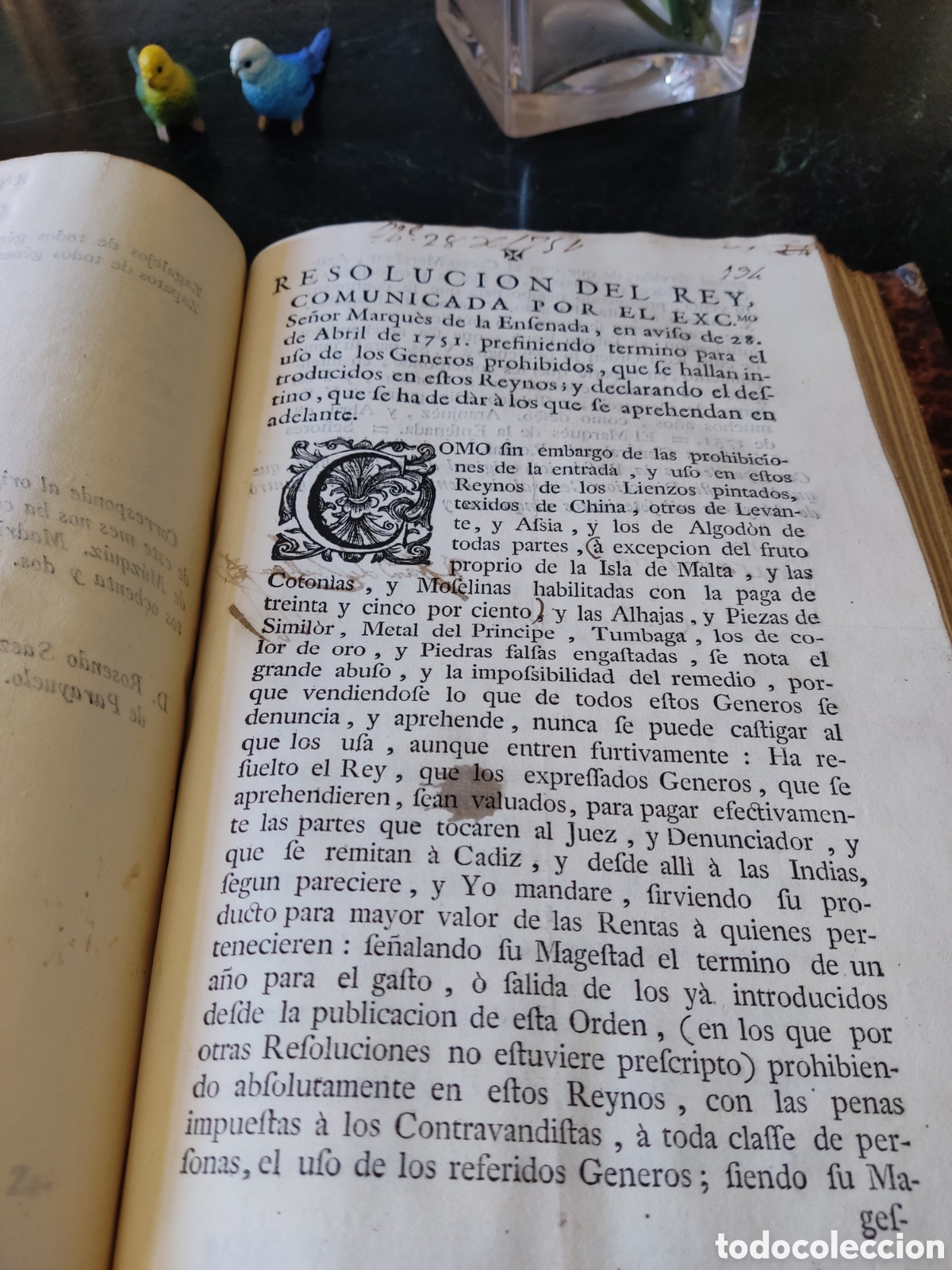 Libros antiguos: Cedulas reales VI 1739 a 1777 - Foto 14