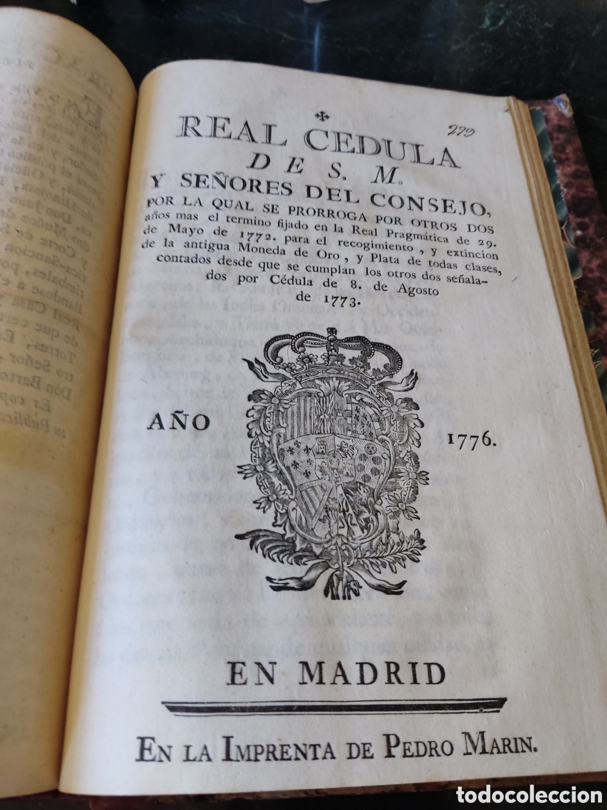 Libros antiguos: Cedulas reales VI 1739 a 1777 - Foto 16