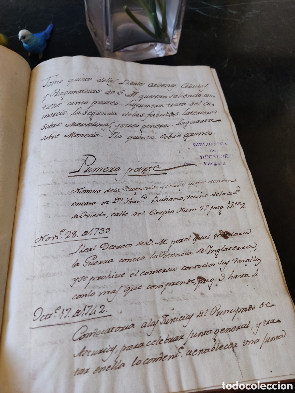 Libros antiguos: Cedulas reales VI 1739 a 1777 - Foto 4