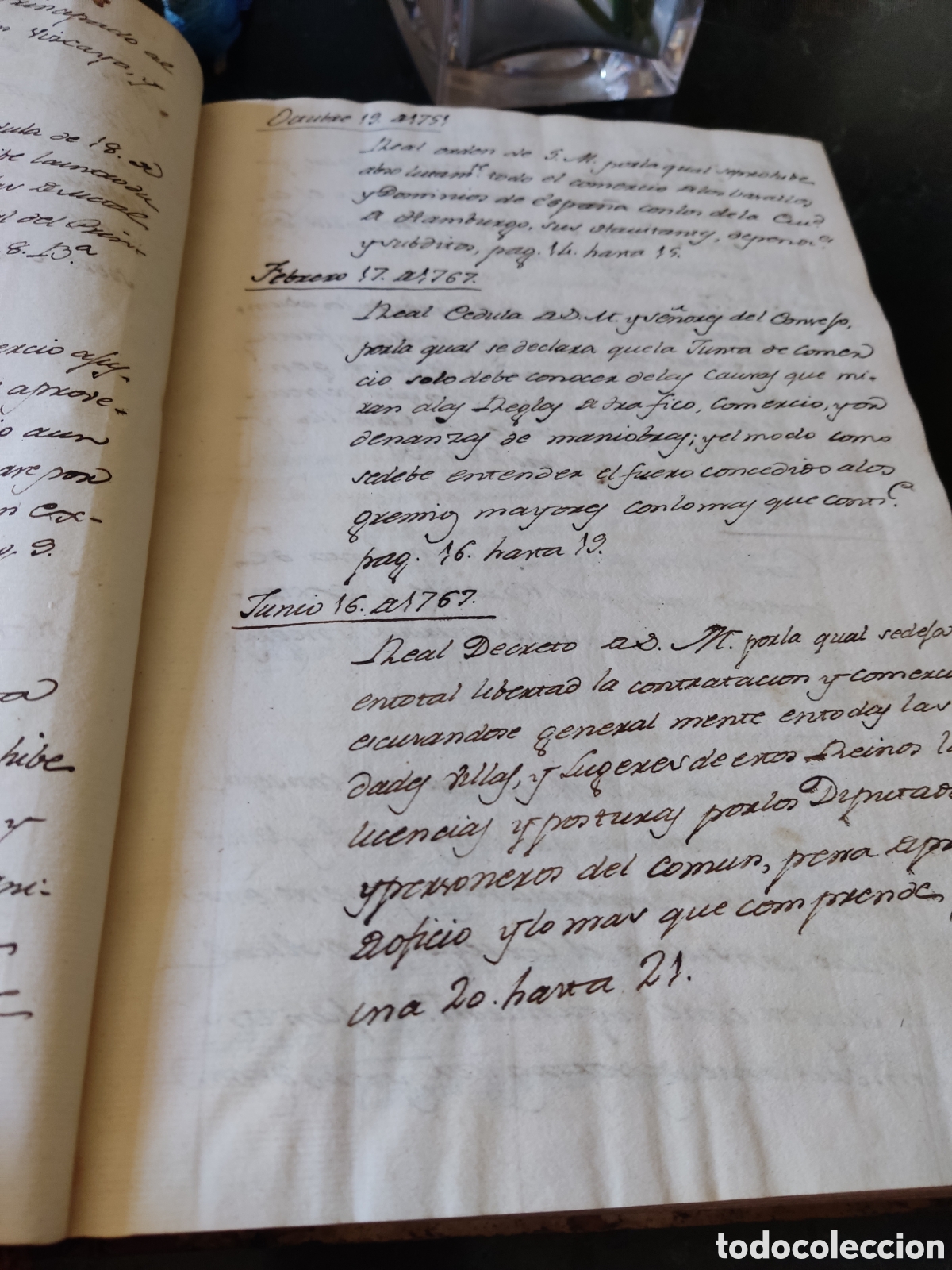 Libros antiguos: Cedulas reales VI 1739 a 1777 - Foto 5