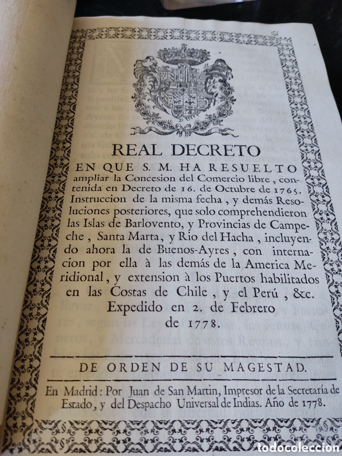 Libros antiguos: Cedulas reales VI 1739 a 1777 - Foto 8