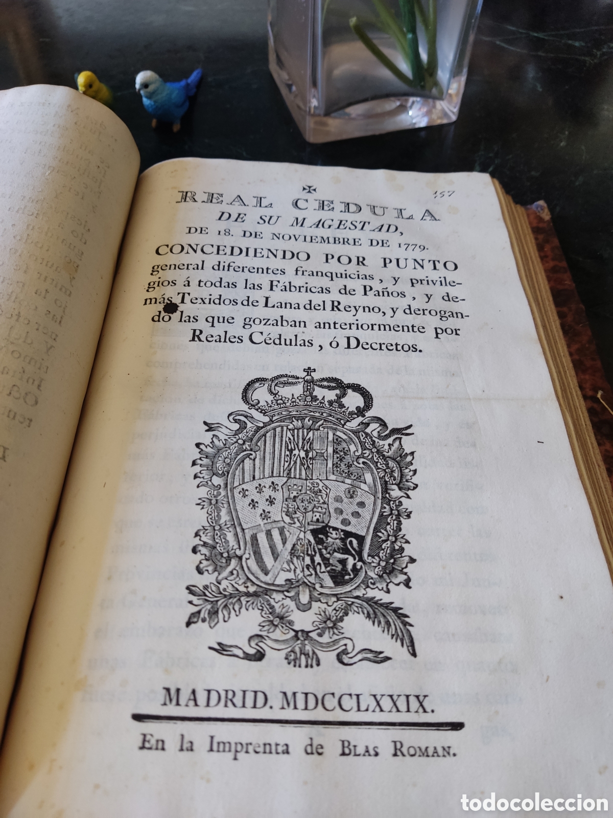 Libros antiguos: Cedulas reales VI 1739 a 1777 - Foto 13