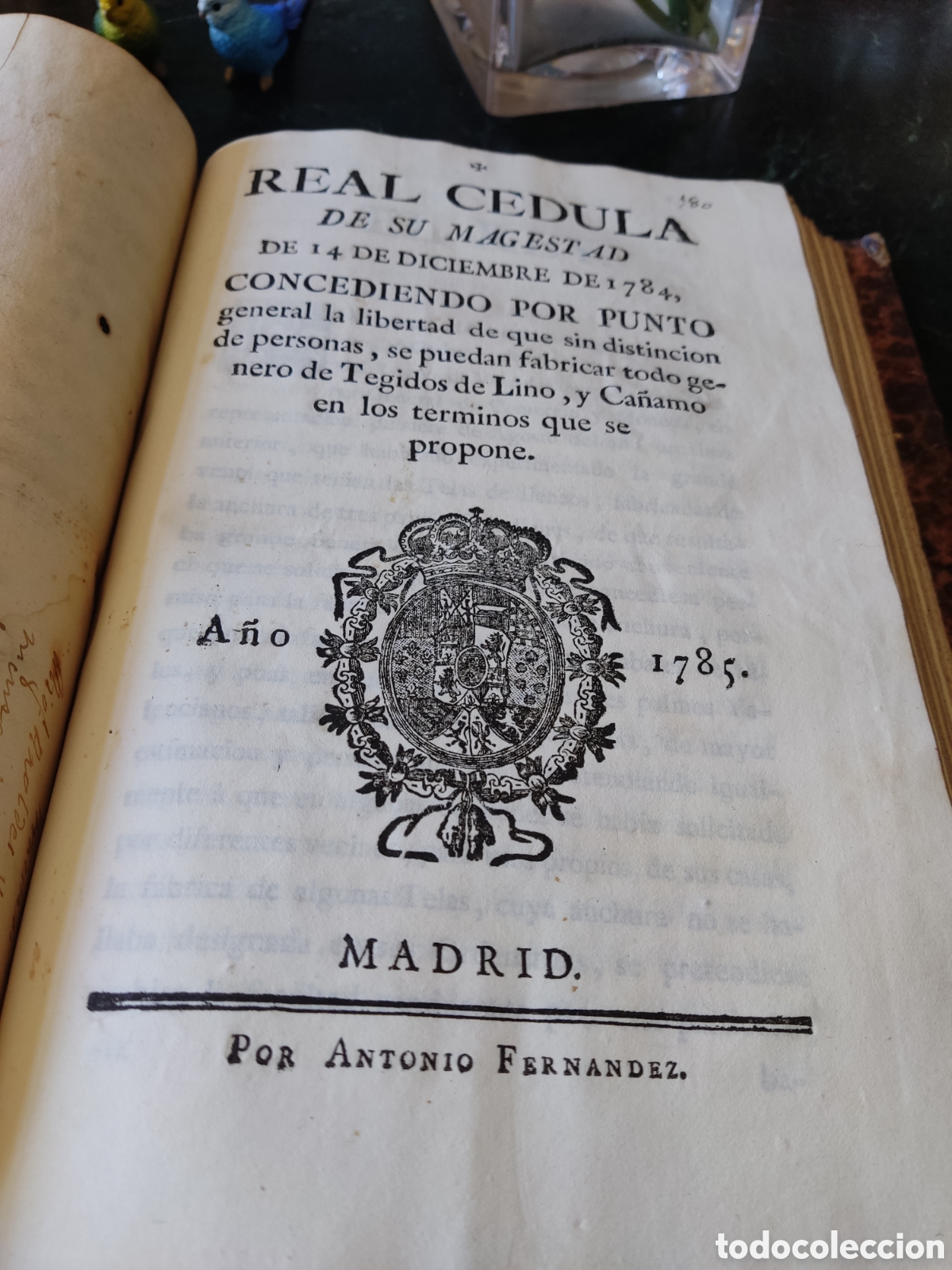 Libros antiguos: Cedulas reales VI 1739 a 1777 - Foto 14