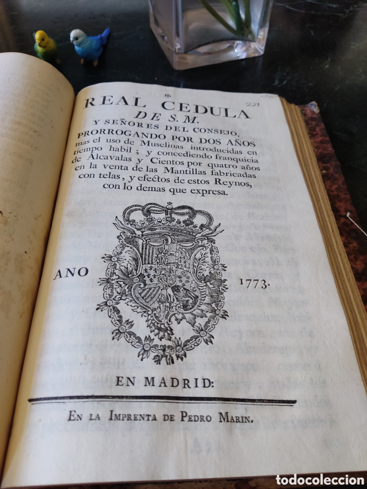 Libros antiguos: Cedulas reales VI 1739 a 1777 - Foto 16