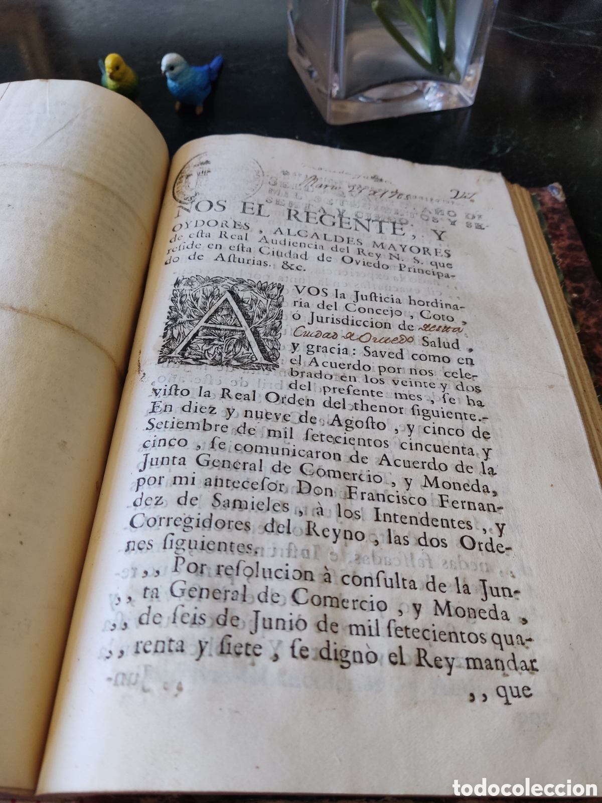 Libros antiguos: Cedulas reales VI 1739 a 1777 - Foto 18