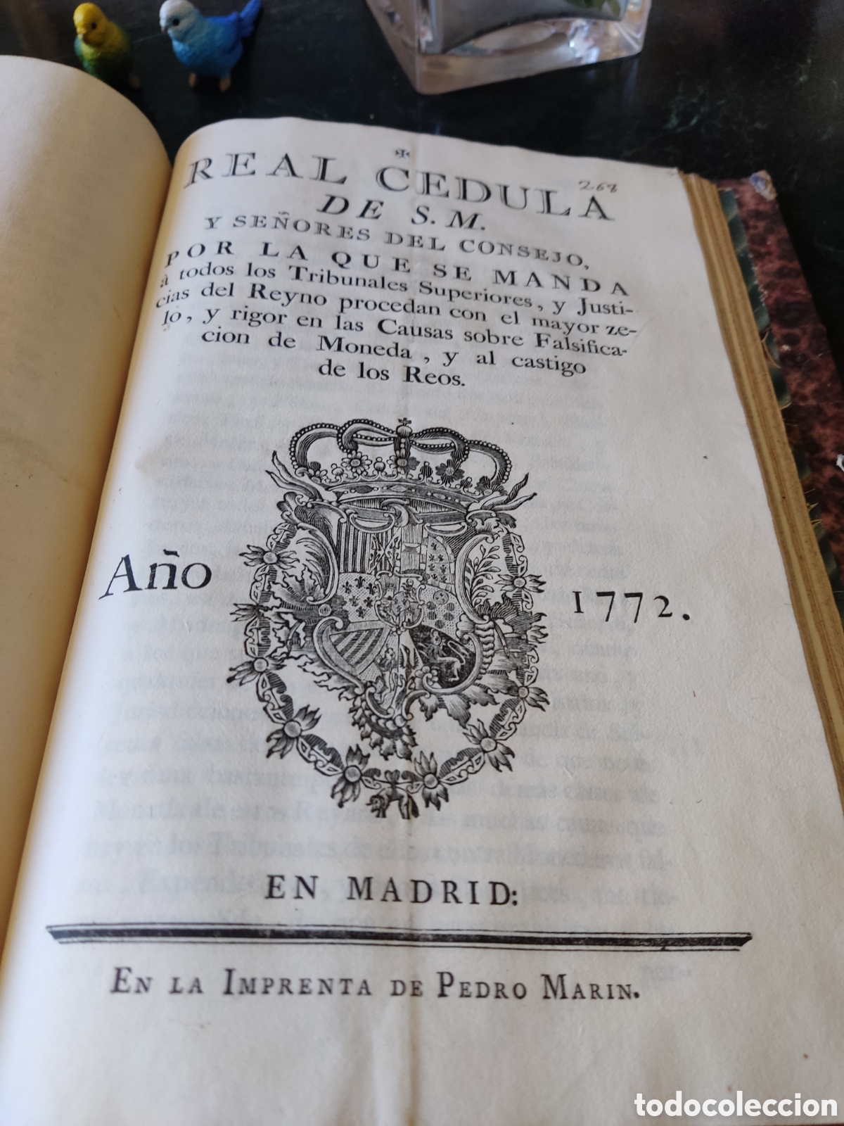 Libros antiguos: Cedulas reales VI 1739 a 1777 - Foto 19