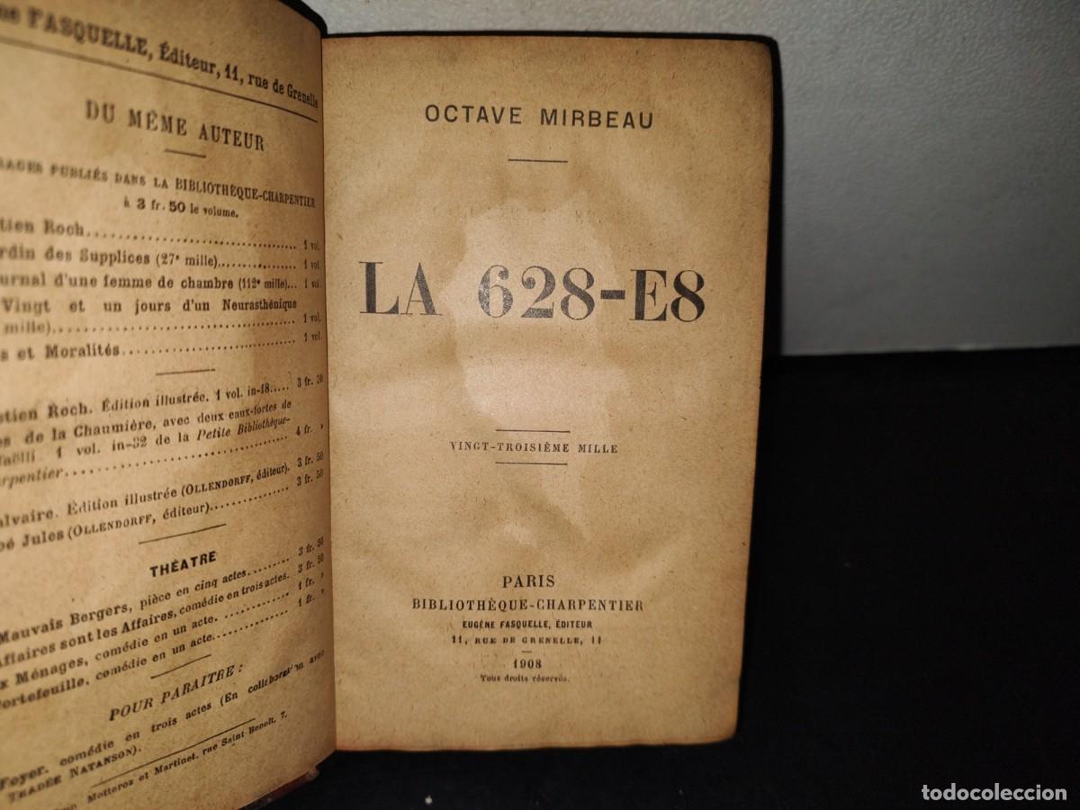 Libros antiguos: 193- LA 628-E8 - OCTAVE MIRBEAU - PARIS. BIBLIOTH&Egrave;QUE -CHARPENTIER - 1908 - Foto 4