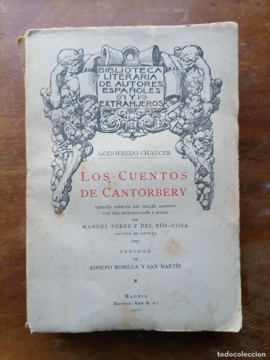 Libros antiguos: Los cuentos de Canterbory Chaucer 1921 - Foto 1