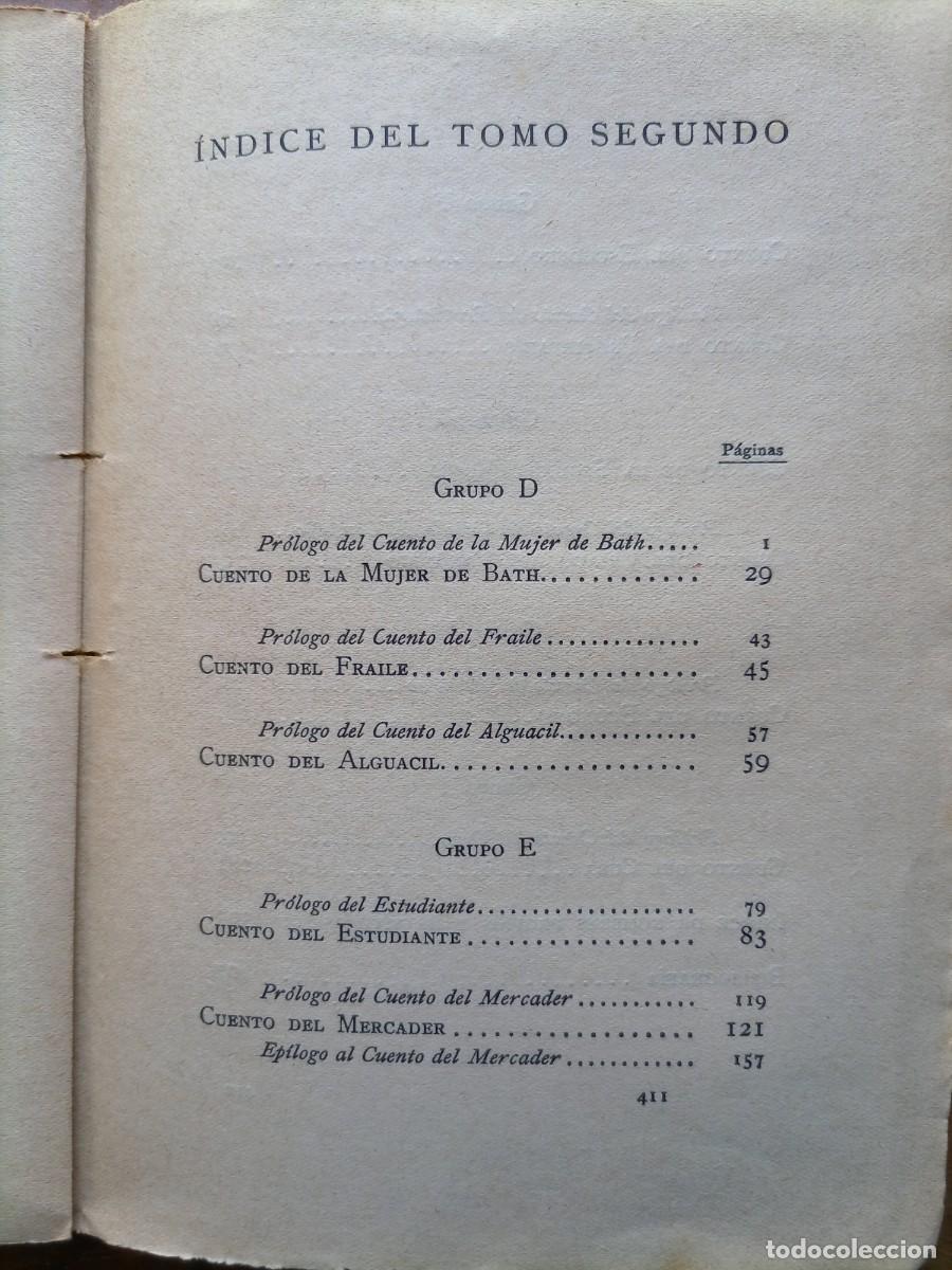 Libros antiguos: Los cuentos de Canterbory Chaucer 1921 - Foto 9