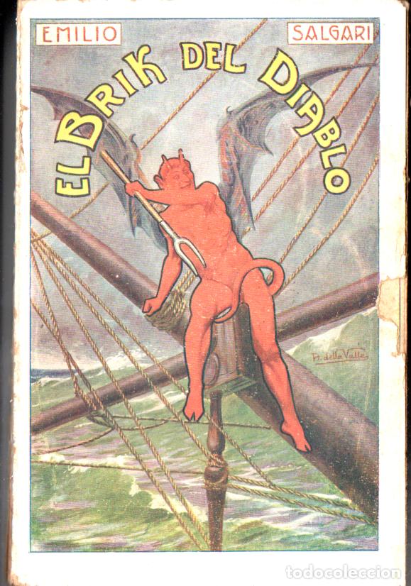 Libros antiguos: EMILIO SALGARI : EL BRIK DEL DIABLO (MAUCCI) - Foto 1