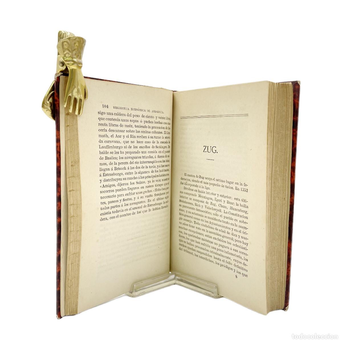 Libros antiguos: RICARDO MOLINA - LOS CANTONES SUIZOS - 1869 - Foto 3