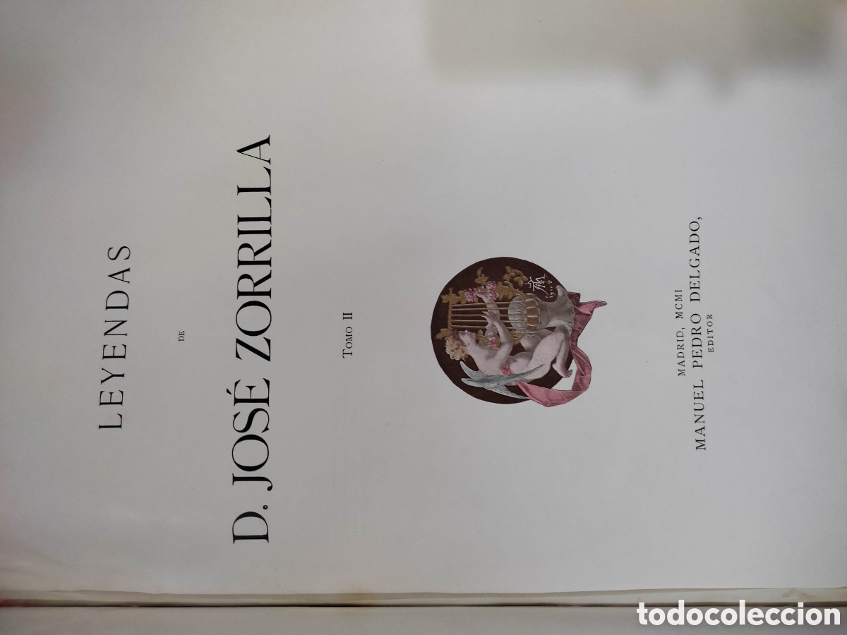 Libros antiguos: Leyendas de D. Jos&eacute; Zorrilla - Foto 5