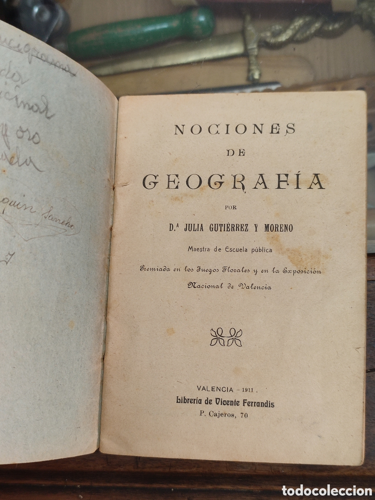 Libros antiguos: Nociones de Geograf&iacute;a Julia Guti&eacute;rrez - Foto 4