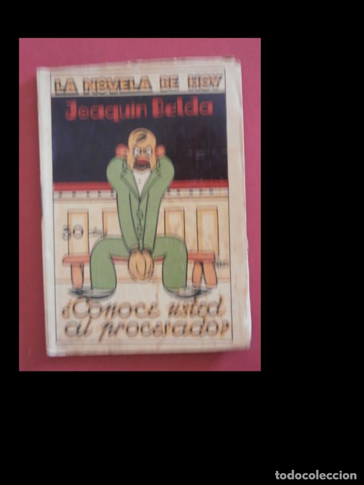 Libros antiguos: &iquest;Conoce usted al procesado?. Novela. Joaquin Belda - Foto 1