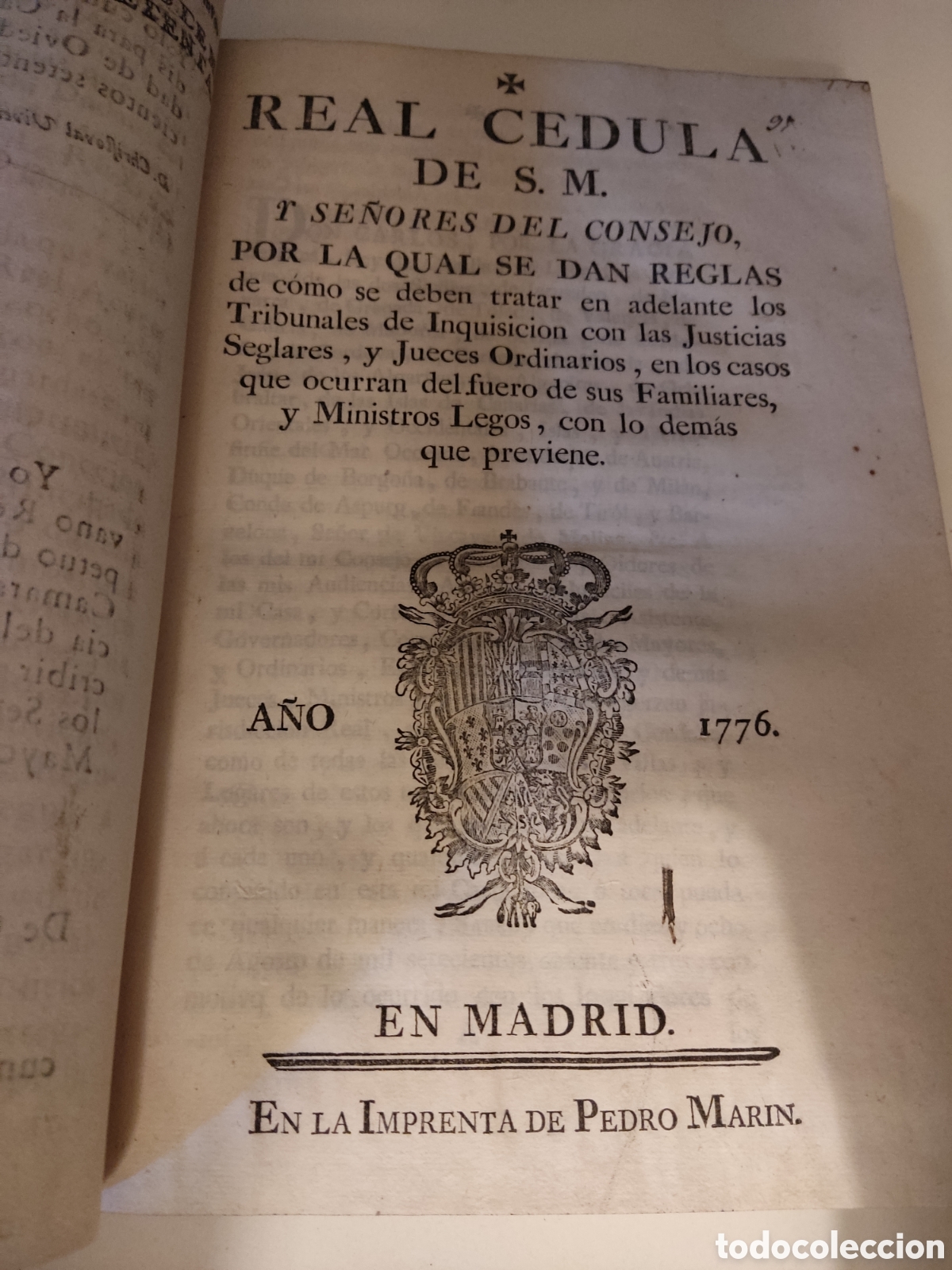 Libros antiguos: Cedulas reales VII 1743 a 1783 - Foto 13
