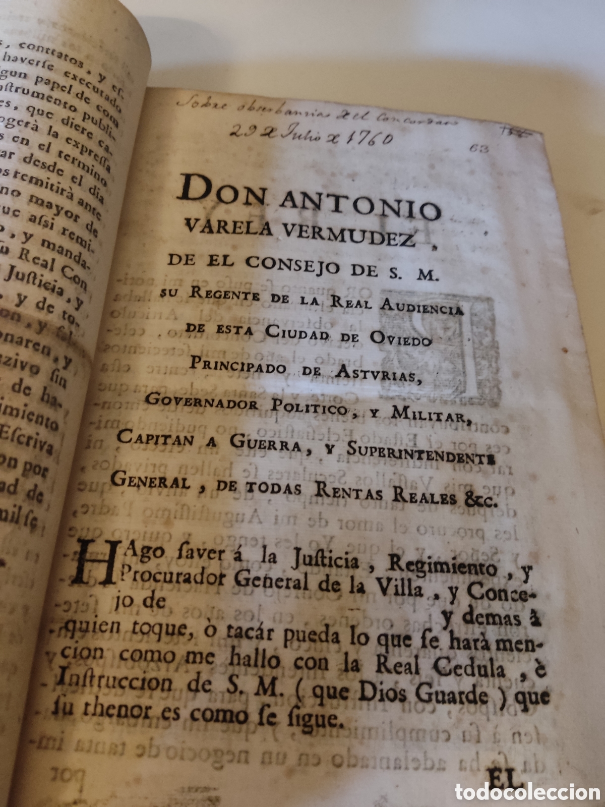 Libros antiguos: Cedulas reales VIII 1752 a 1779 - Foto 10