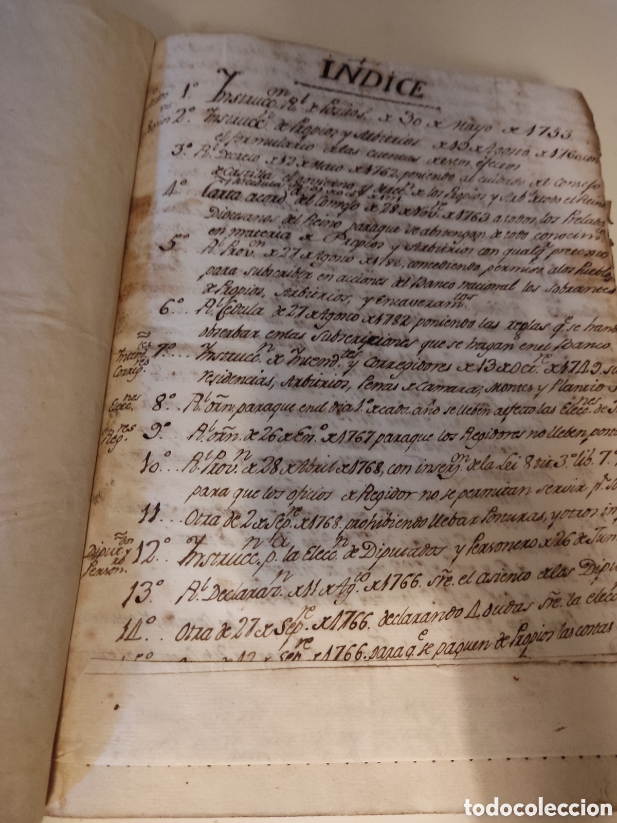 Libros antiguos: Cedulas reales IX 1753 a 1766 - Foto 4