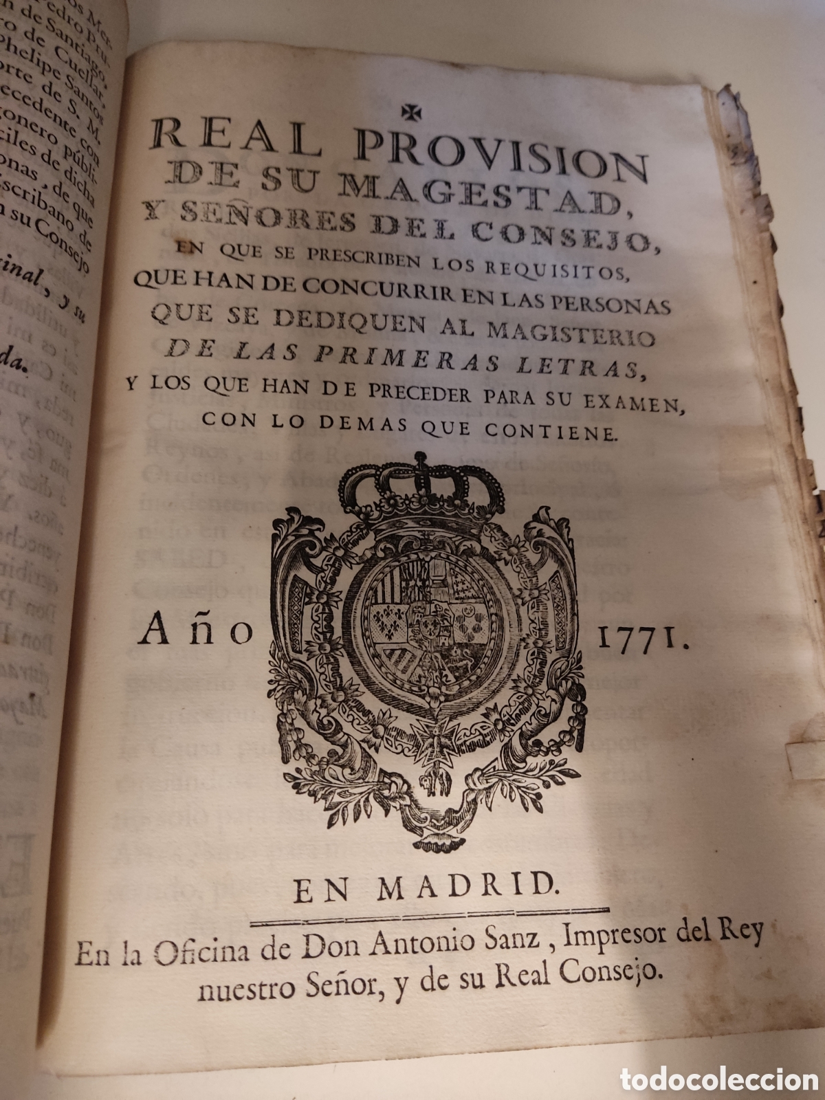 Libros antiguos: Cedulas reales IX 1753 a 1766 - Foto 9