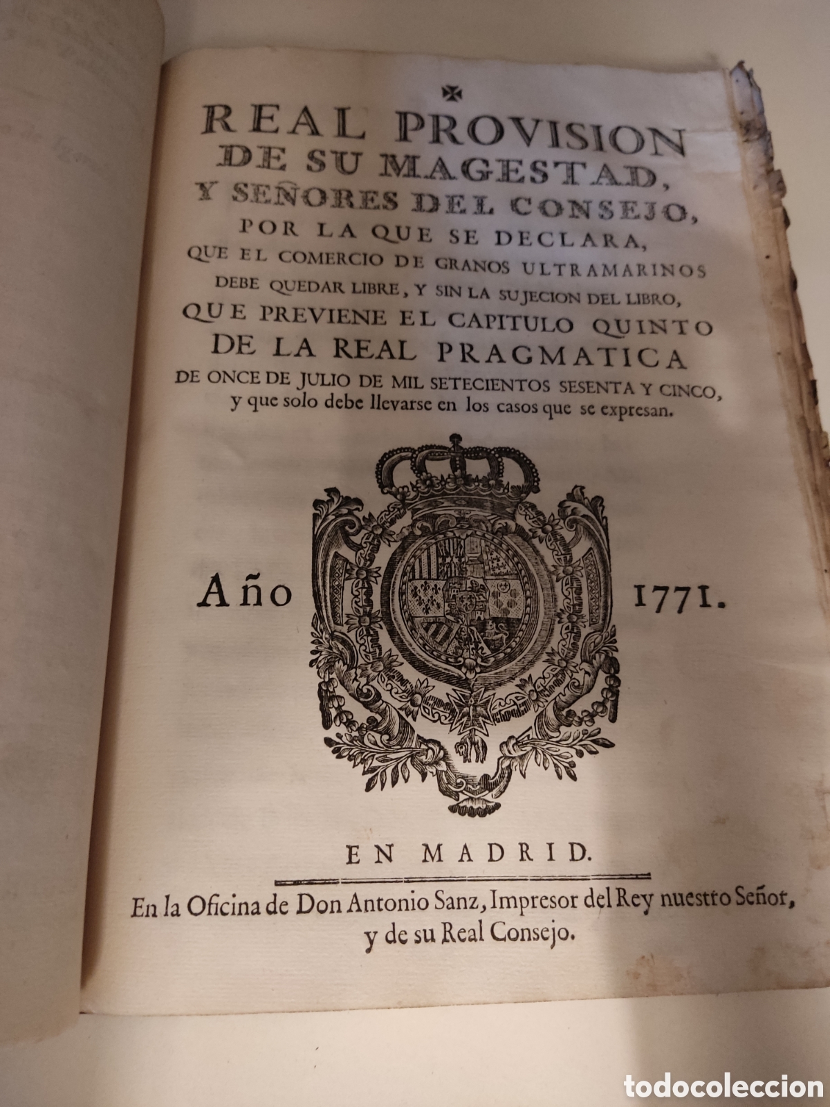 Libros antiguos: Cedulas reales IX 1753 a 1766 - Foto 10