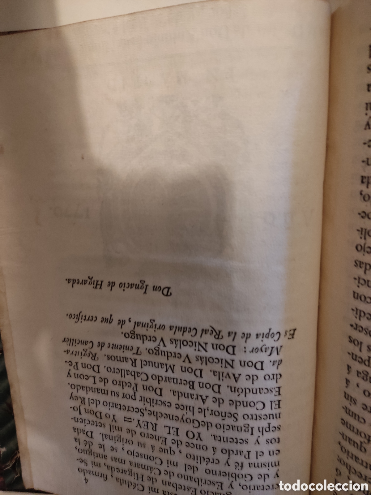 Libros antiguos: Cedulas reales IX 1753 a 1766 - Foto 15