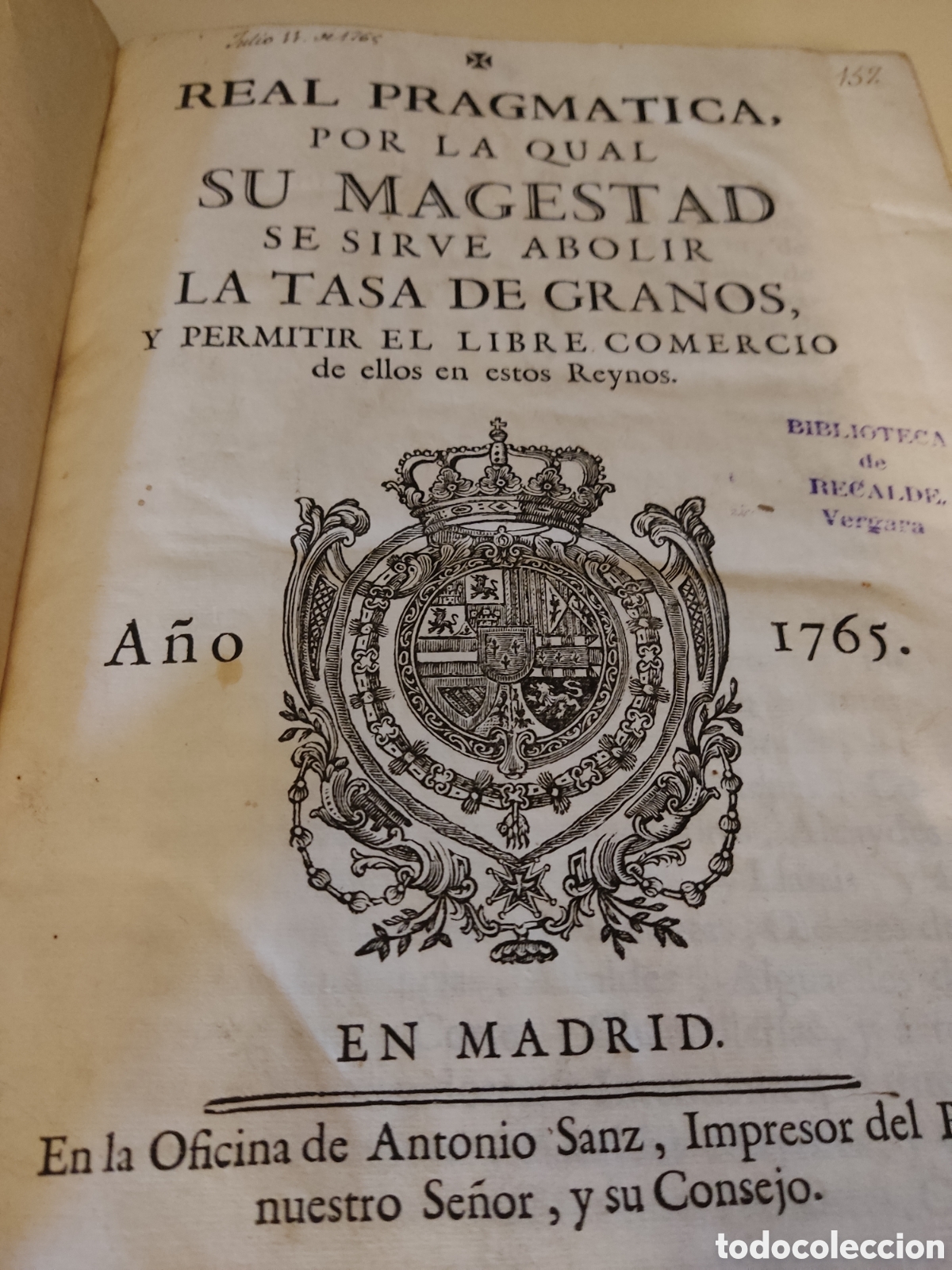 Libros antiguos: Cedulas reales X 1765 a 1783 - Foto 4