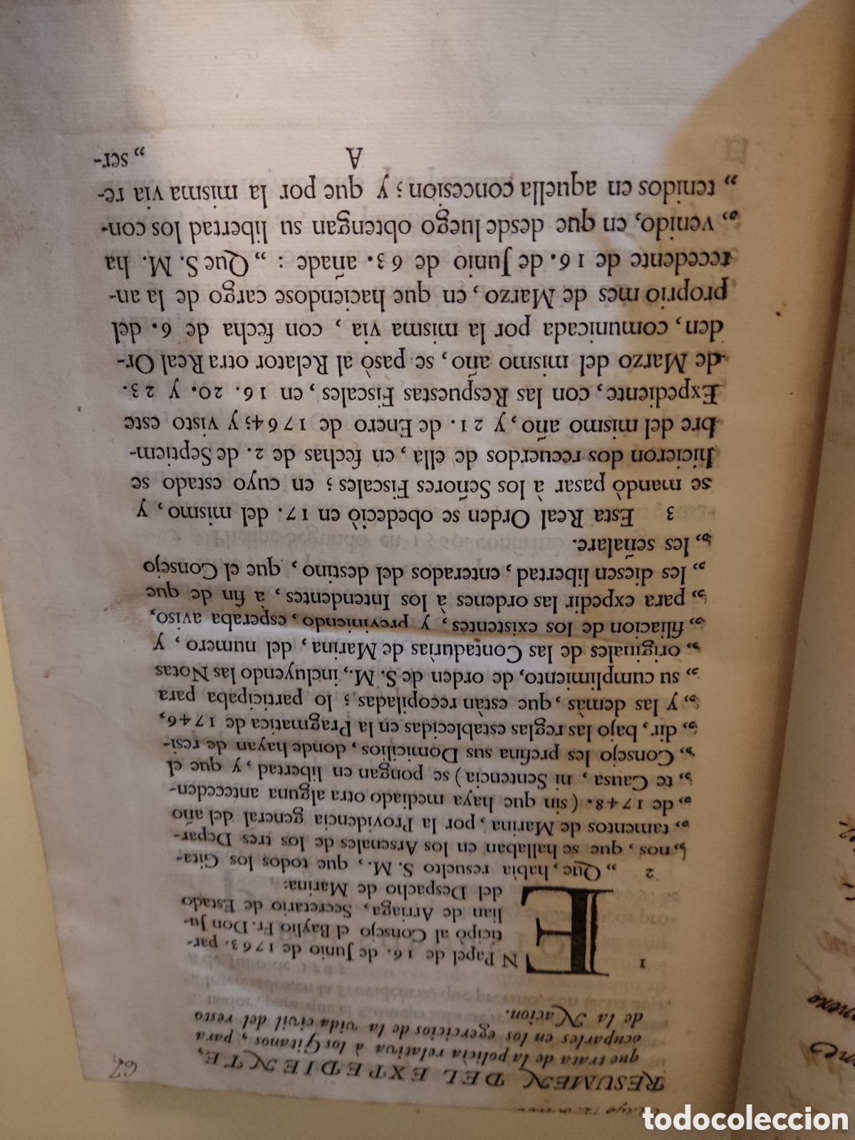 Libros antiguos: Cedulas reales X 1765 a 1783 - Foto 6