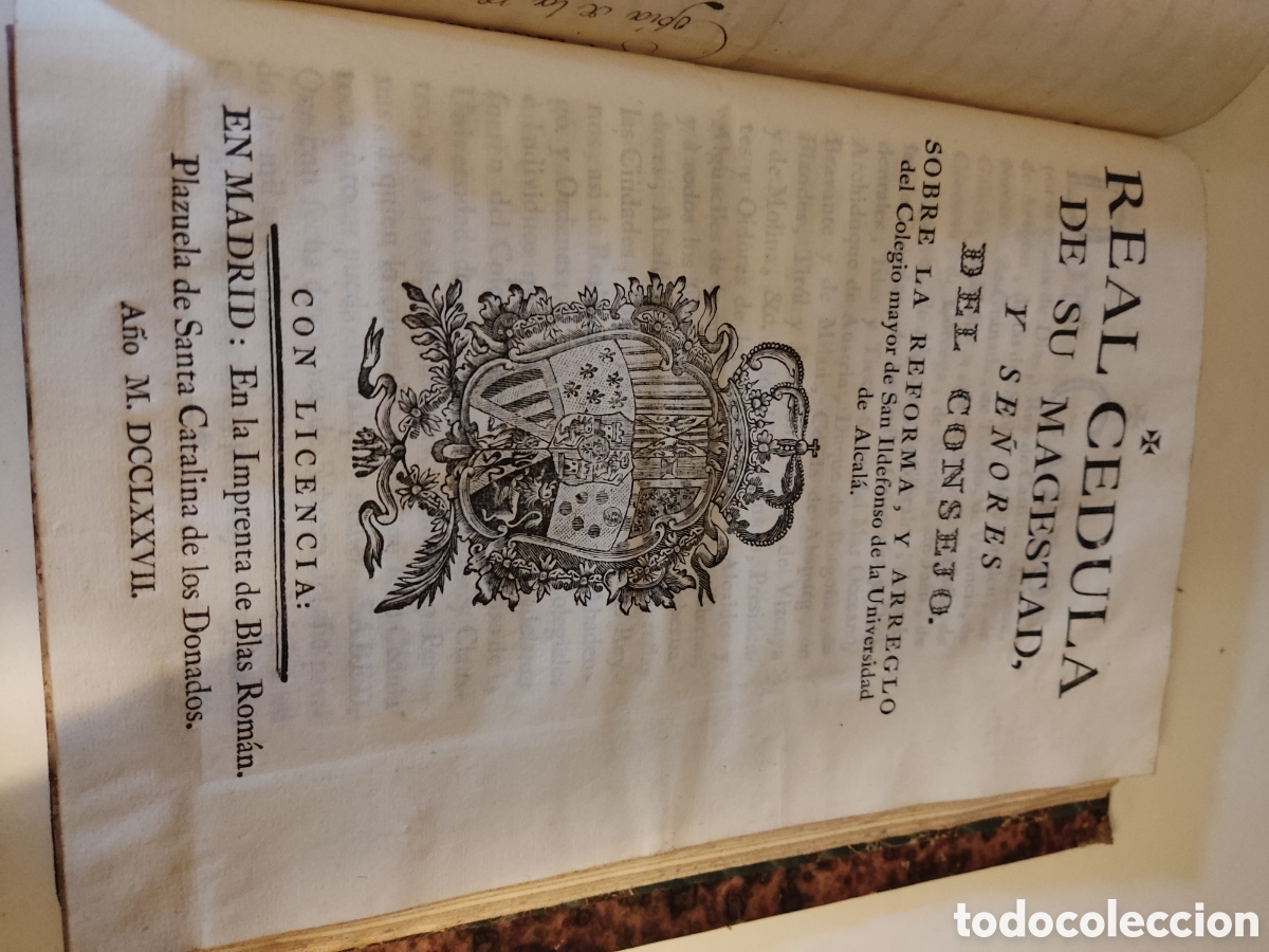 Libros antiguos: Cedulas reales X 1765 a 1783 - Foto 14