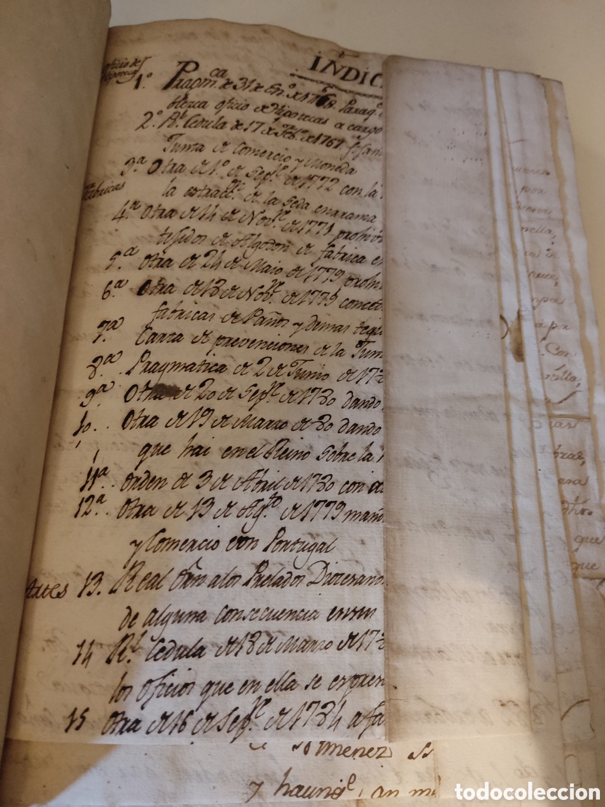 Libros antiguos: Cedulas reales XI 1768 a 1782 - Foto 4