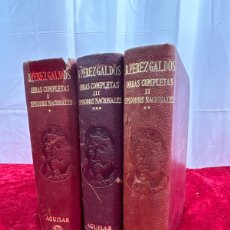Libros antiguos: L-7738. OBRAS COMPLETAS. EPISODIOS NACIONALES. BENITO PEREZ GALDOS. AGUILAR EDICIONES. 1950