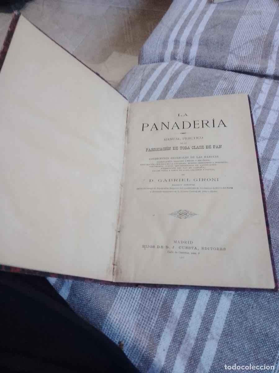 Libros antiguos: La panader&iacute;a d Gabriel gironi a&ntilde;o 1895 - Foto 1
