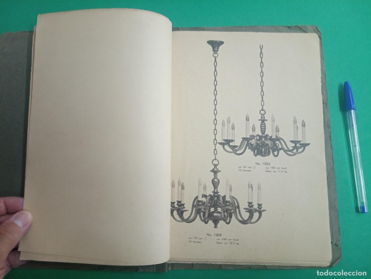 Libros antiguos: Antiguo libro Cat&aacute;logo de LAMPARAS de TECHO. - Foto 3