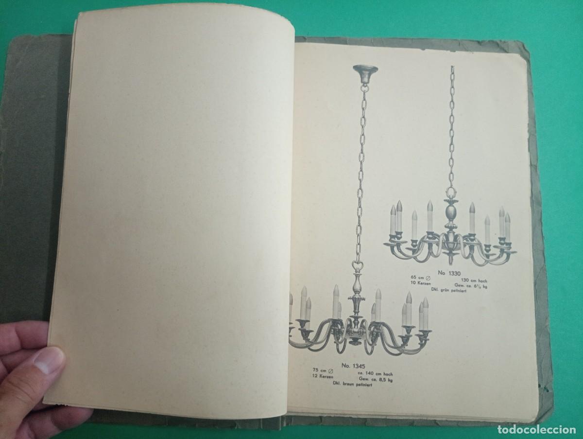Libros antiguos: Antiguo libro Cat&aacute;logo de LAMPARAS de TECHO. - Foto 4