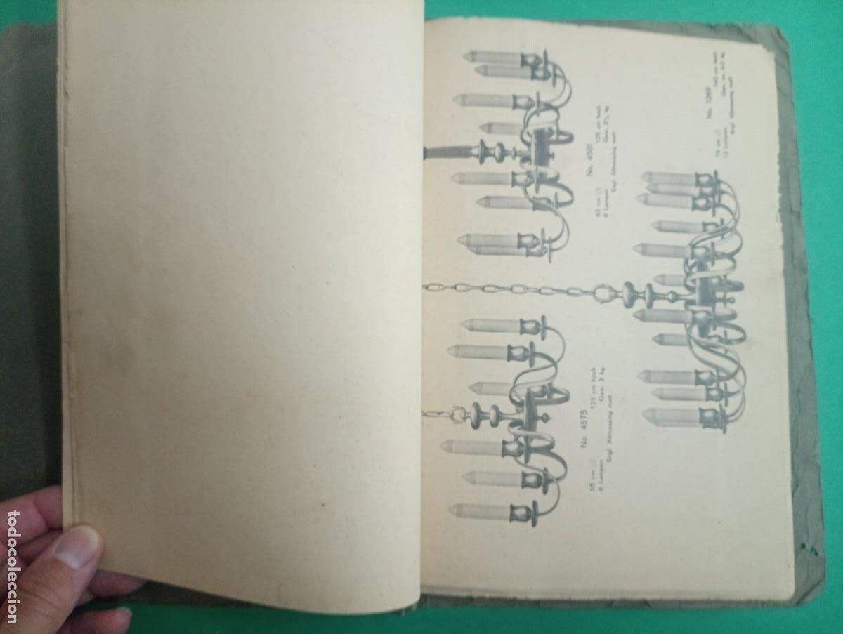 Libros antiguos: Antiguo libro Cat&aacute;logo de LAMPARAS de TECHO. - Foto 7