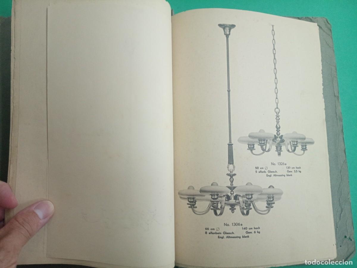 Libros antiguos: Antiguo libro Cat&aacute;logo de LAMPARAS de TECHO. - Foto 8