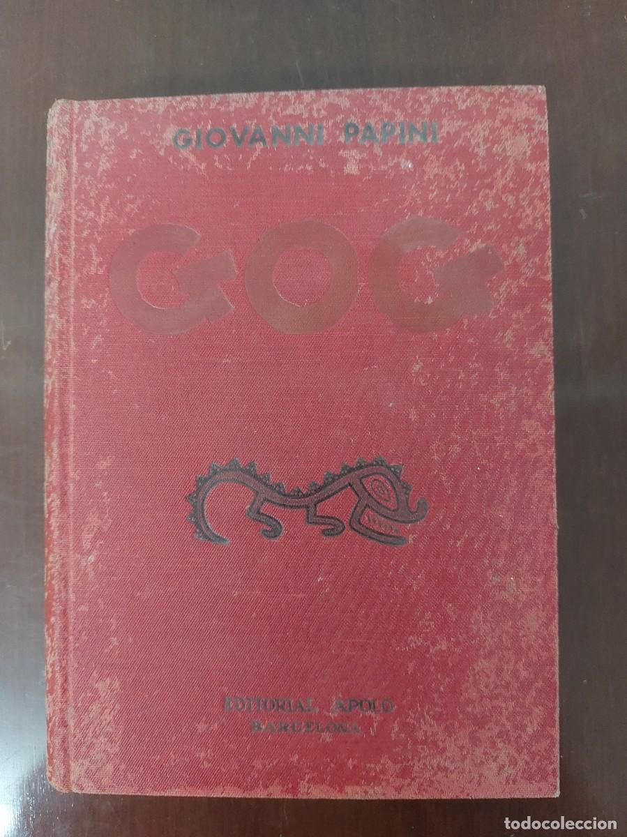 Libros antiguos: Gog - Giovanni Papini - 1934 - con ex libris - Foto 1