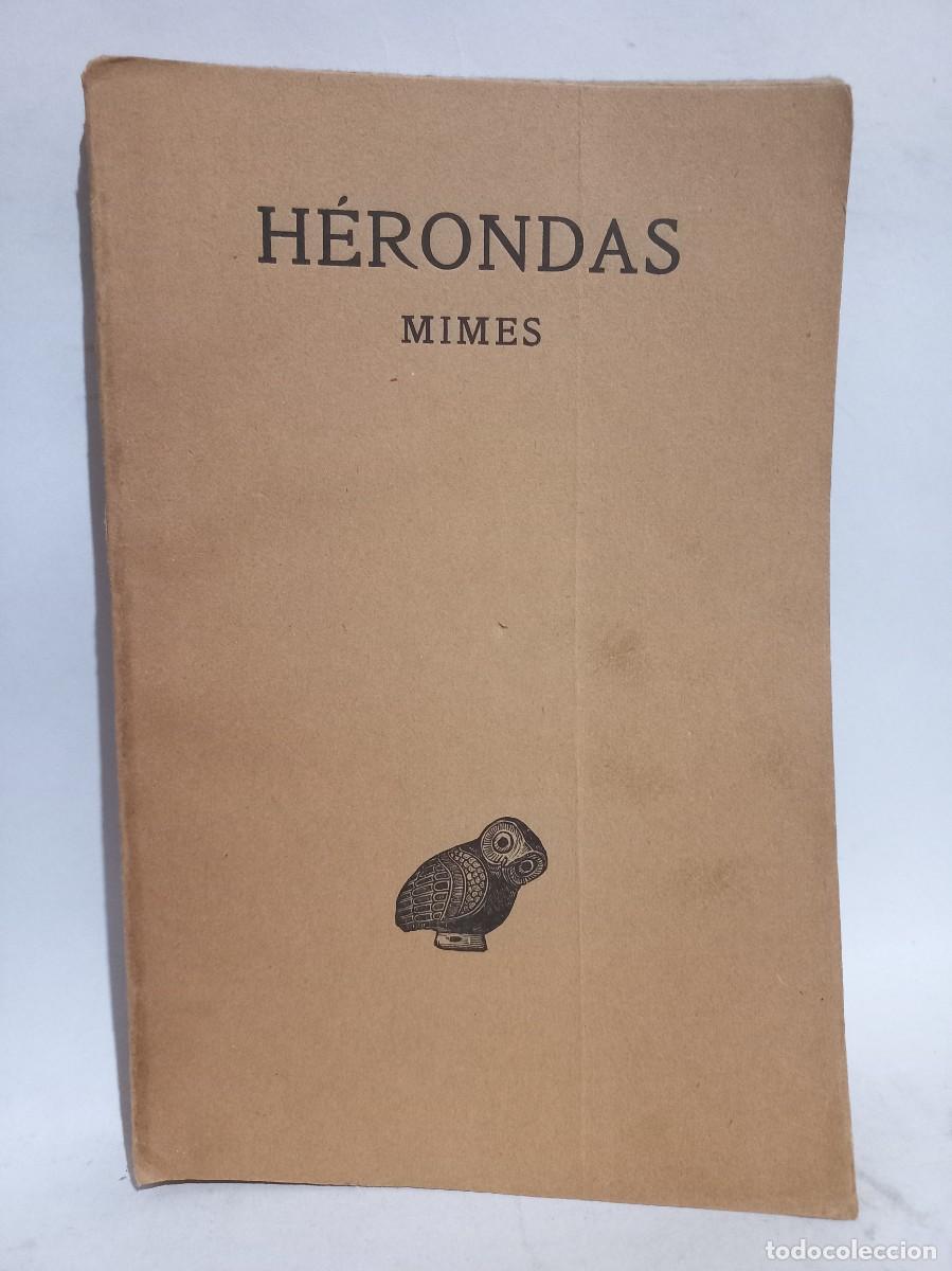 Libros antiguos: H&eacute;rondas - Mimes - Primera edici&oacute;n - 1928 - Foto 1