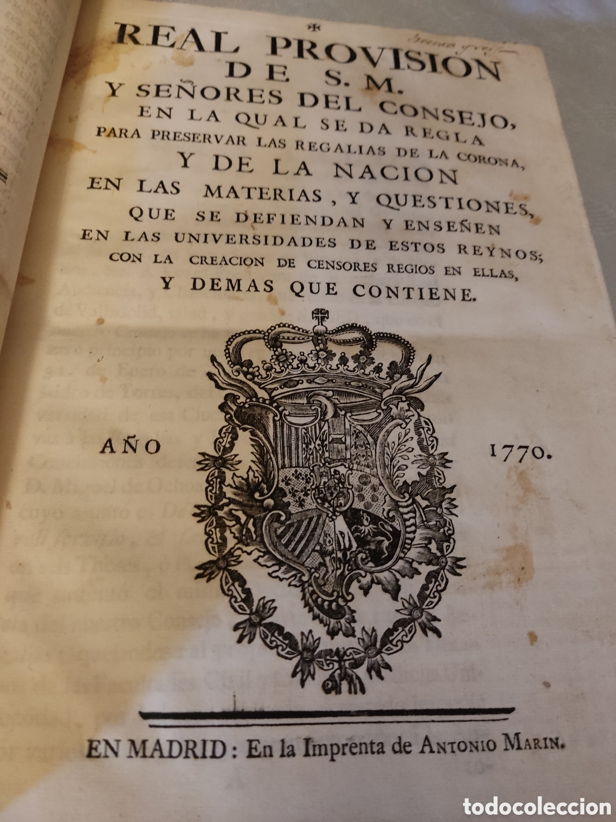 Libros antiguos: Cedulas reales XII 1771 a 1778 - Foto 13